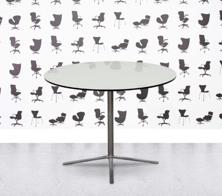 Refurbished B&B Italia Cosmos Round Table - White Laminate