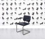 Refurbished Walter Knoll Cesca - Navy Blue Leather