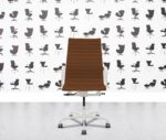 Refurbished Herman Miller Charles Eames EA337 - White Frame - Ledge Leather