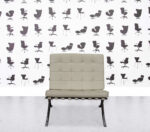 Refurbished Knoll Barcelona - Ivory Leather