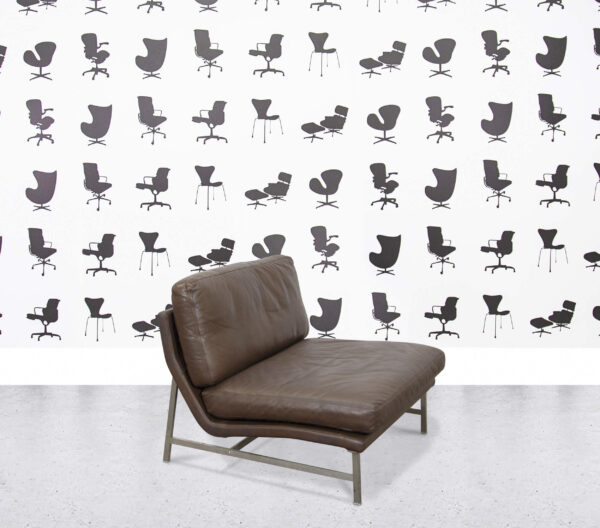 Refurbished fritz hansen lissoni Single Seater - Chocolate Leather