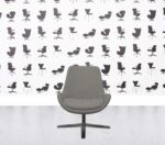 Refurbished Orangebox Avi Upholstered Swivel Chair - Grey