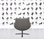 Refurbished Orangebox Avi Upholstered Swivel Chair - Grey