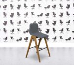 Refurbished Naughtone Viv Wood Stool - Paseo