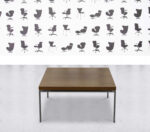 Refurbished Florence Knoll - Square Coffee Table - Wood Top