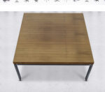 Refurbished Florence Knoll - Square Coffee Table - Wood Top