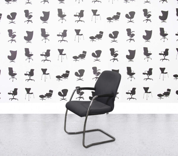 Refurbished Boss Design Key Meeting Chair - Grey