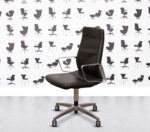 Refurbished Interstuhl Vintage IS5 Conference Chair - Black Leather