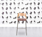 Refurbished Kinnarps Embrace Bar Stool - Chrome Frame