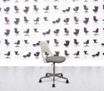 Refurbished Kinnarps Embrace - Chrome Frame - Grey Seat