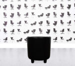 Refurbished Moroso Tub Chair - Black Leather
