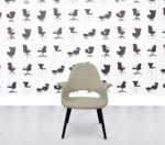 Refurbished Vitra Organic Chair Low Back - Cream Fabric