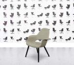 Refurbished Vitra Organic Chair Low Back - Cream Fabric