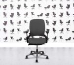 Refurbished Steelcase Leap V2 4D - Polished Aluminium - GrigioGrey