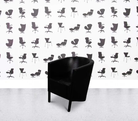Refurbished Moroso Novecento by Antonio Citterio - Black Leather