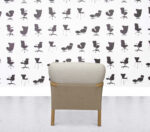 Refurbished Fredericia Savannah Lounge Chair - White and Cream