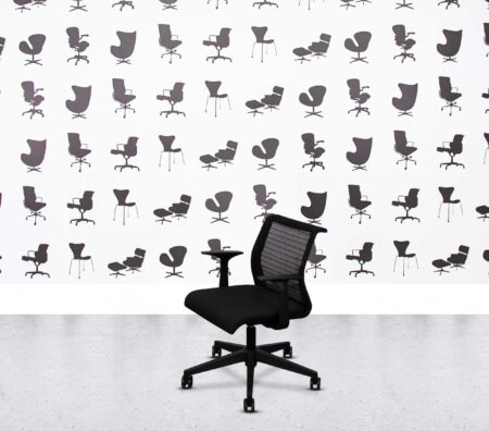 Refurbished Steelcase Think - Mesh Back - Full Black