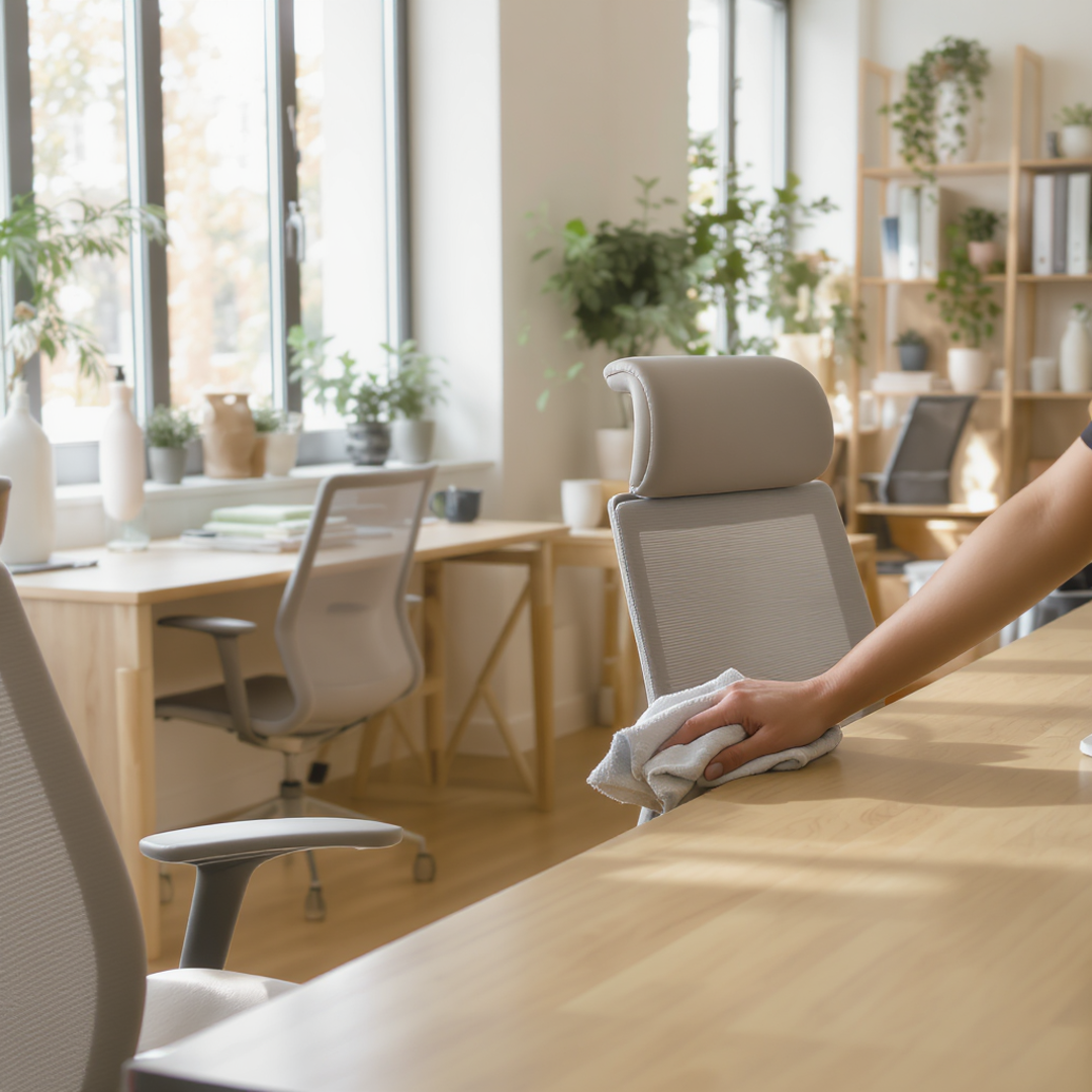 7 Smart Tips for an Eco-Friendly Office Cleaning Routine for Refurbished Furniture
