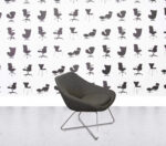 Refurbished Allermuir Open A642 Wire Frame Base - Grey Fabric